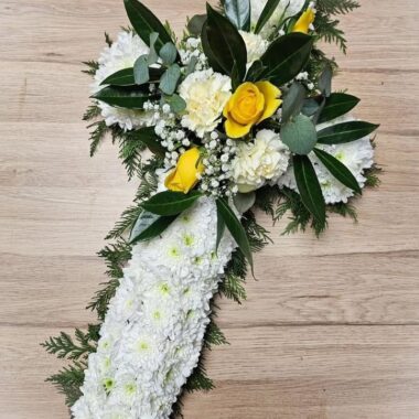 Cross Floral Arrangement